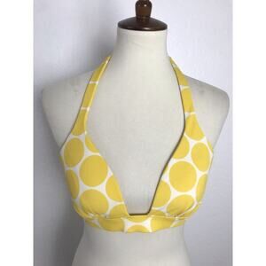 Victoria's Secret Bikini Top Polka Dot Print Padded Swimwear
